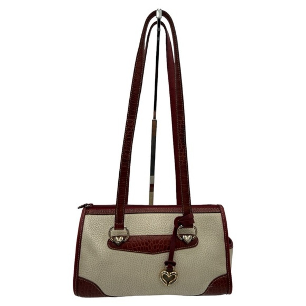 BRIGHTON WOMEN’S RED CREAM HAND BAG